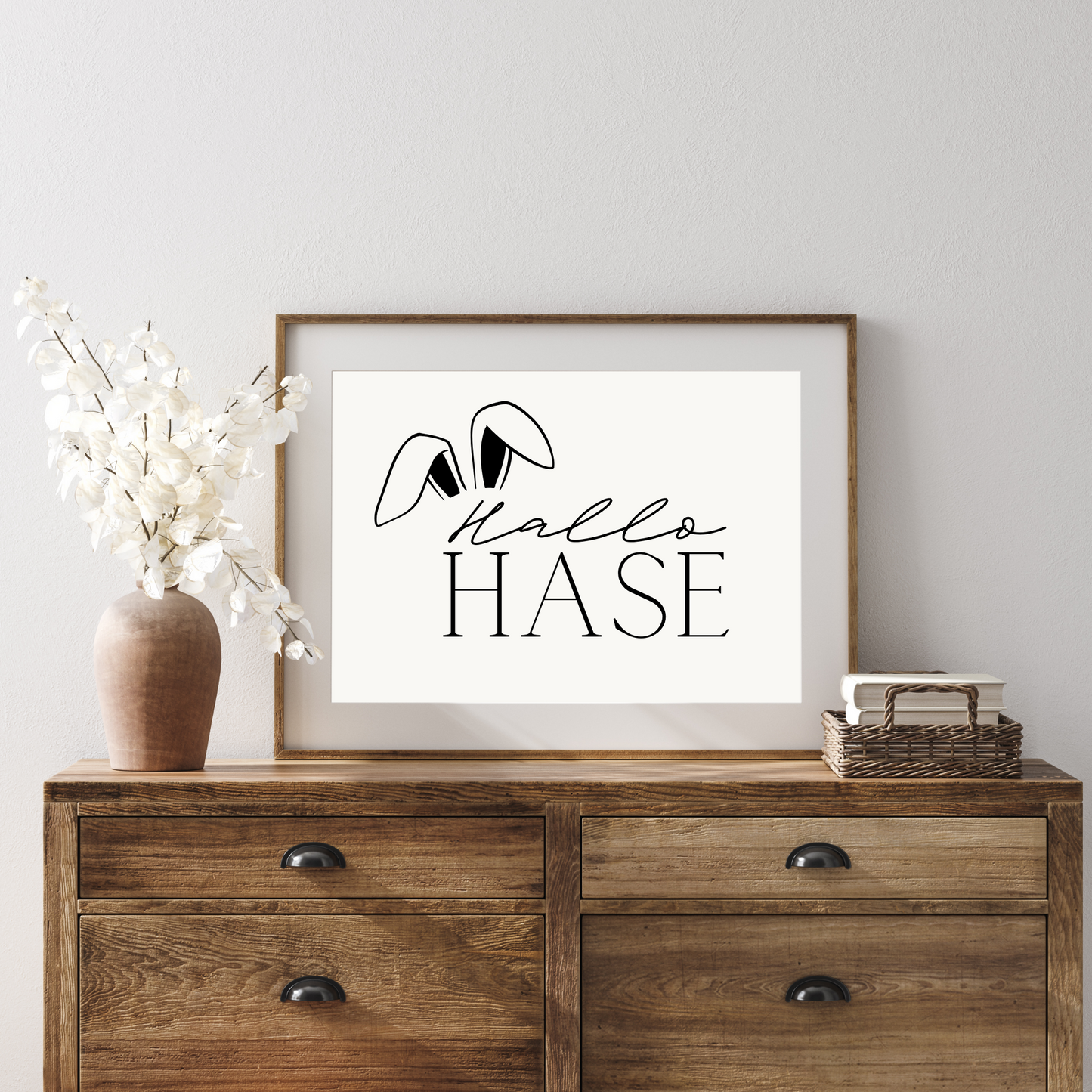 Poster A4 "Hallo Hase"