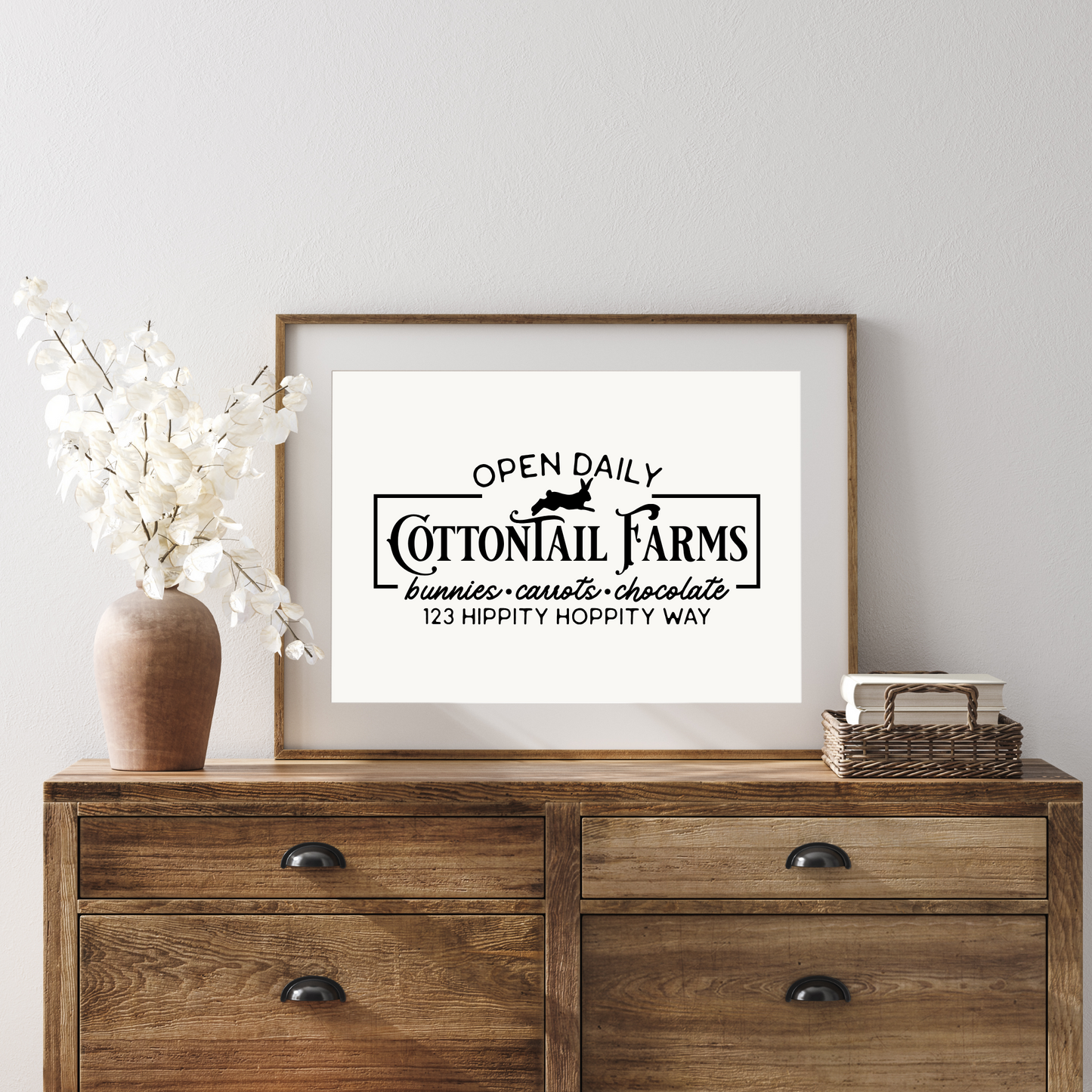 Poster A4 "cottontail farms"
