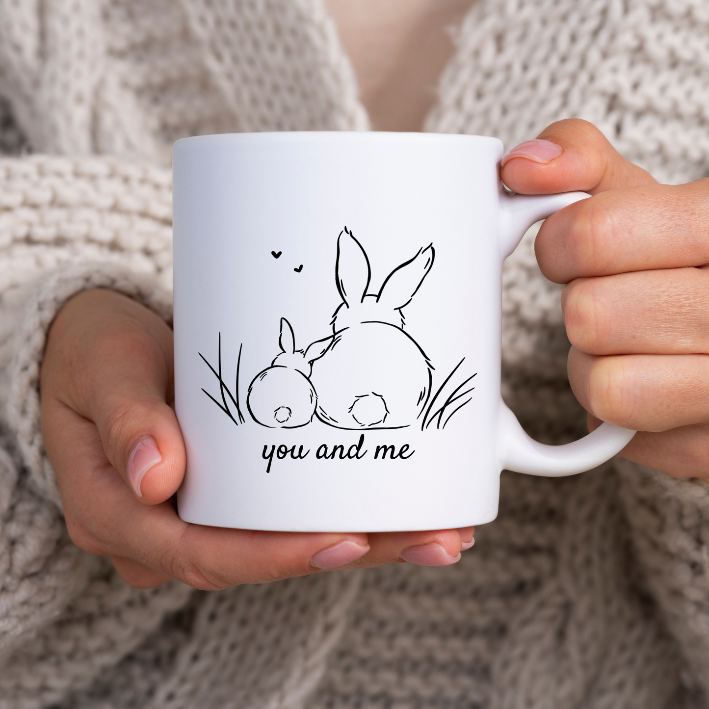 Tasse "you and me"